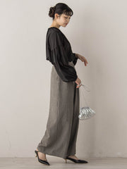 ブレードブラウス≪洗濯機で洗える≫