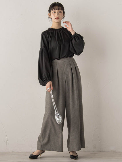 ブレードブラウス≪洗濯機で洗える≫