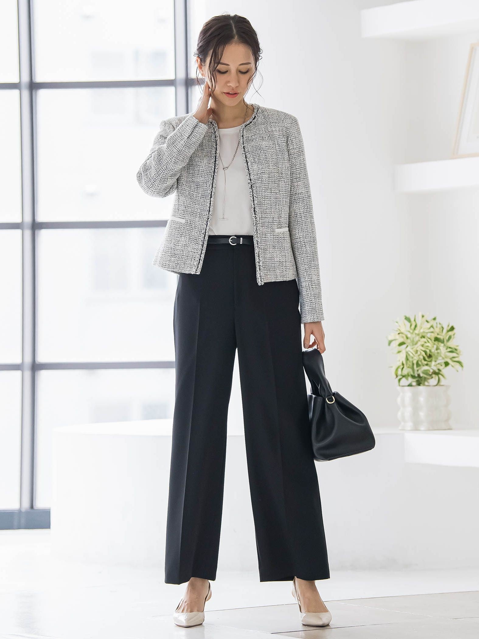 ストレッチツイードジャケット