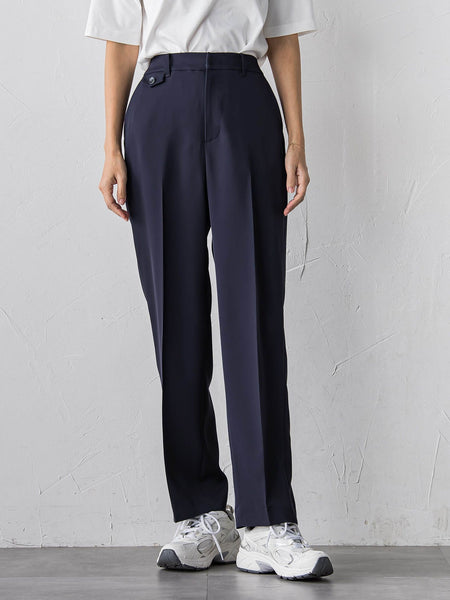 【大きいサイズ】【受注会限定】トリアセチノテーパードパンツ