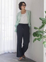 【WEB限定/大きいサイズ】マルーデデニムワイドパンツ