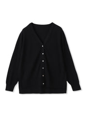 【WEB限定】ベーシックウールカーディガン≪洗える≫