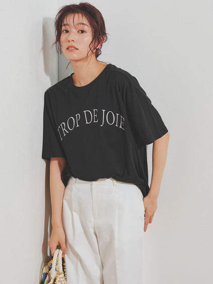 グログランラインロゴTシャツ≪手洗い可能≫