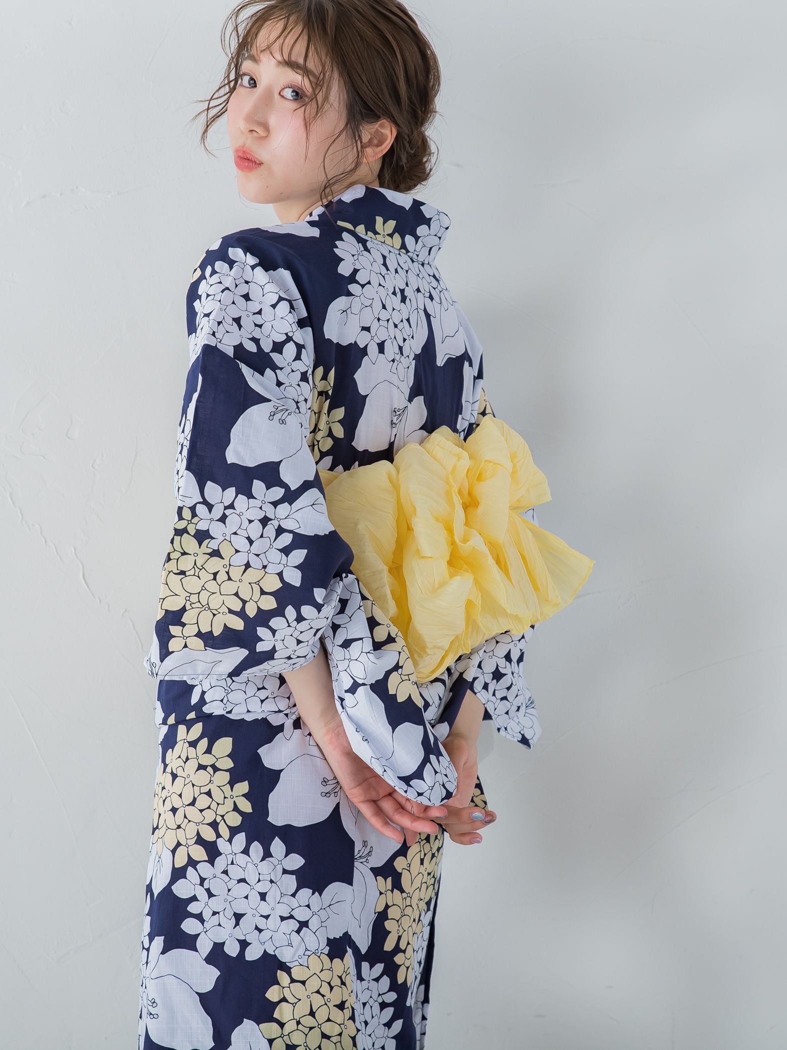 浴衣2点セット】(ゆかた・しわ兵児帯)アジサイ美人《手洗い可能》 VICKY（ビッキー） レディースファッション通販のJ Lounge【公式】
