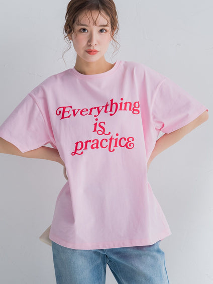 【大人も取り入れやすい】ロゴTシャツ《洗濯機で洗える》