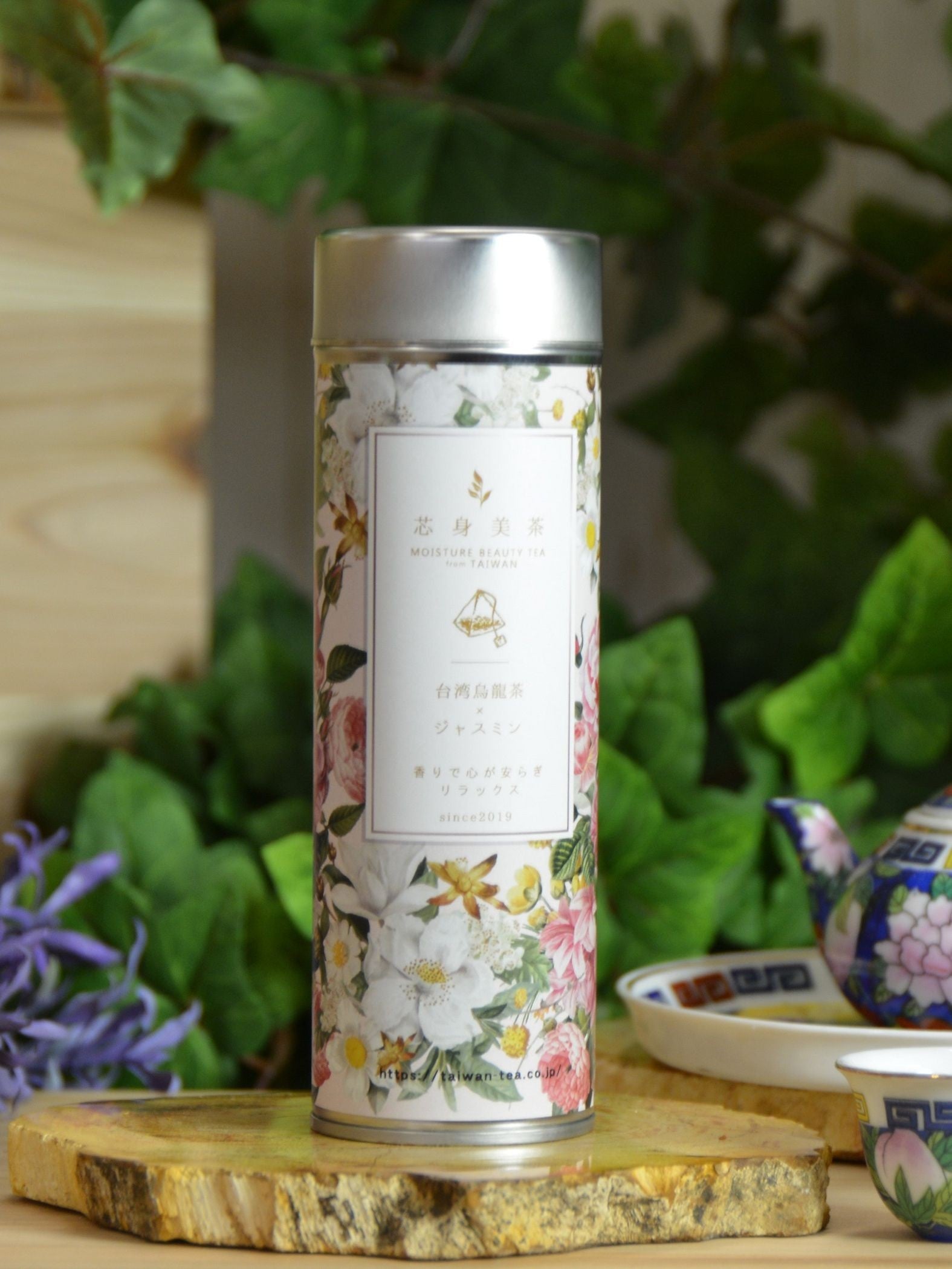 芯身美茶-缶(10パック)-心安らぎリラックスTEA-【台湾烏龍茶×ジャスミン】　kan-004