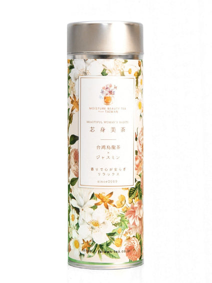 芯身美茶-缶(10パック)-心安らぎリラックスTEA-【台湾烏龍茶×ジャスミン】　kan-004