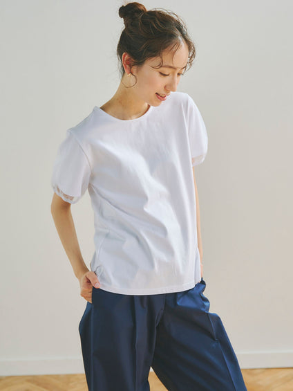 チュールビスチェ付きTシャツ