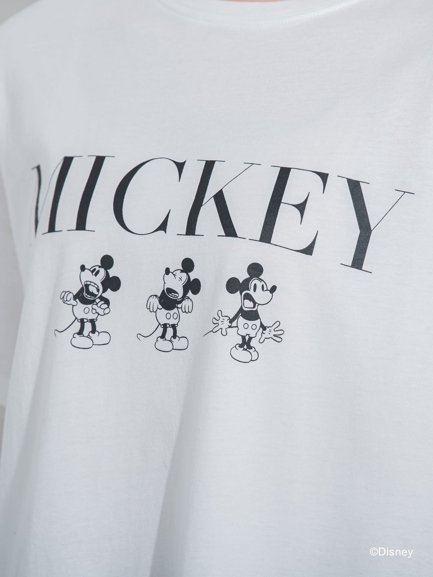 【DISNEY/ディズニー ミッキーマウス】MICKEYオーバーサイズTシャツ《洗濯機で洗える》