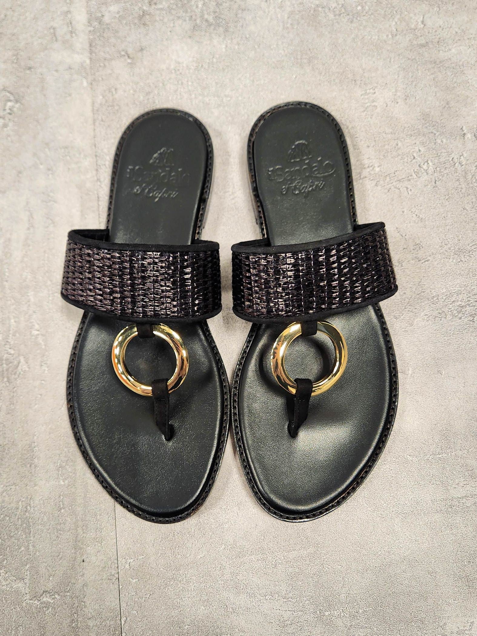 【il Sandalo of Capri】リングフラットサンダル