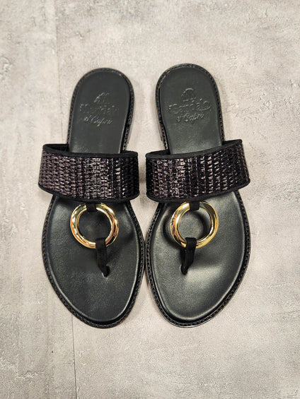 【il Sandalo of Capri】リングフラットサンダル