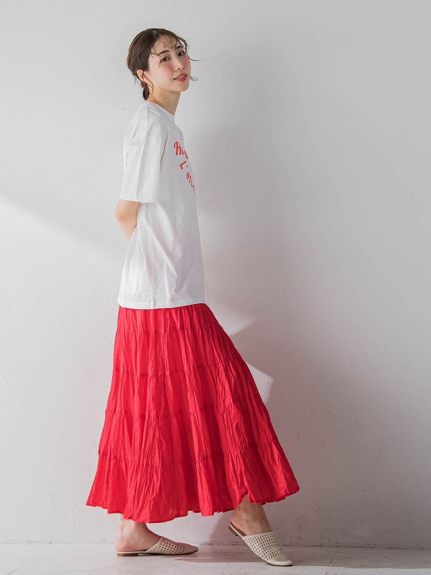 【カフェ風のロゴが可愛い】カフェロゴTシャツ《洗濯機で洗える》
