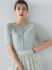 シアーカットトップス≪手洗い可能≫