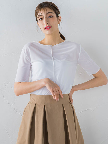 シアーカットトップス≪手洗い可能≫