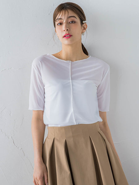 シアーカットトップス≪手洗い可能≫