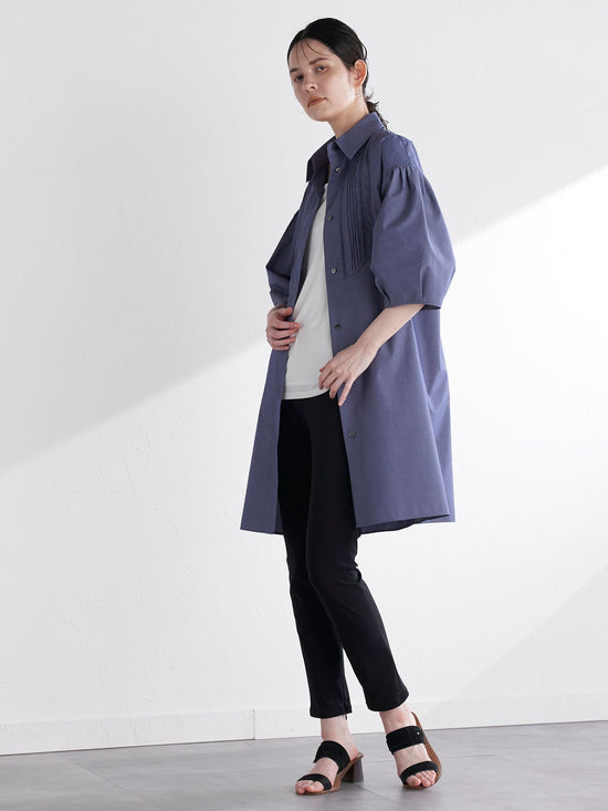 【WEB別注】メリルハイテンションスリットZIPパンツ《洗濯機で洗える》