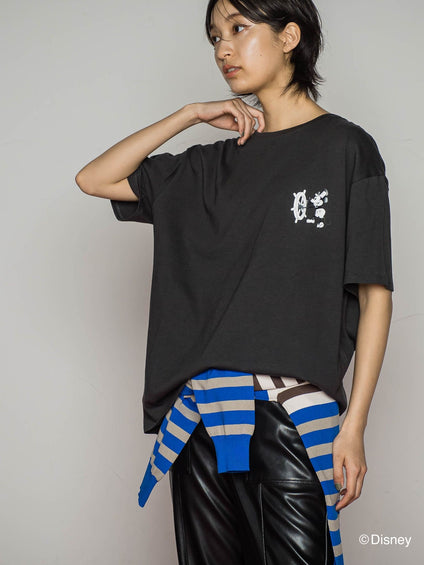 【BIOGRACE】ミッキーマウスTシャツ≪蒸気船ウィリー/洗濯機で洗える≫