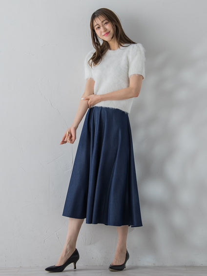 ふわふわパフニットプルオーバー≪手洗い可能≫