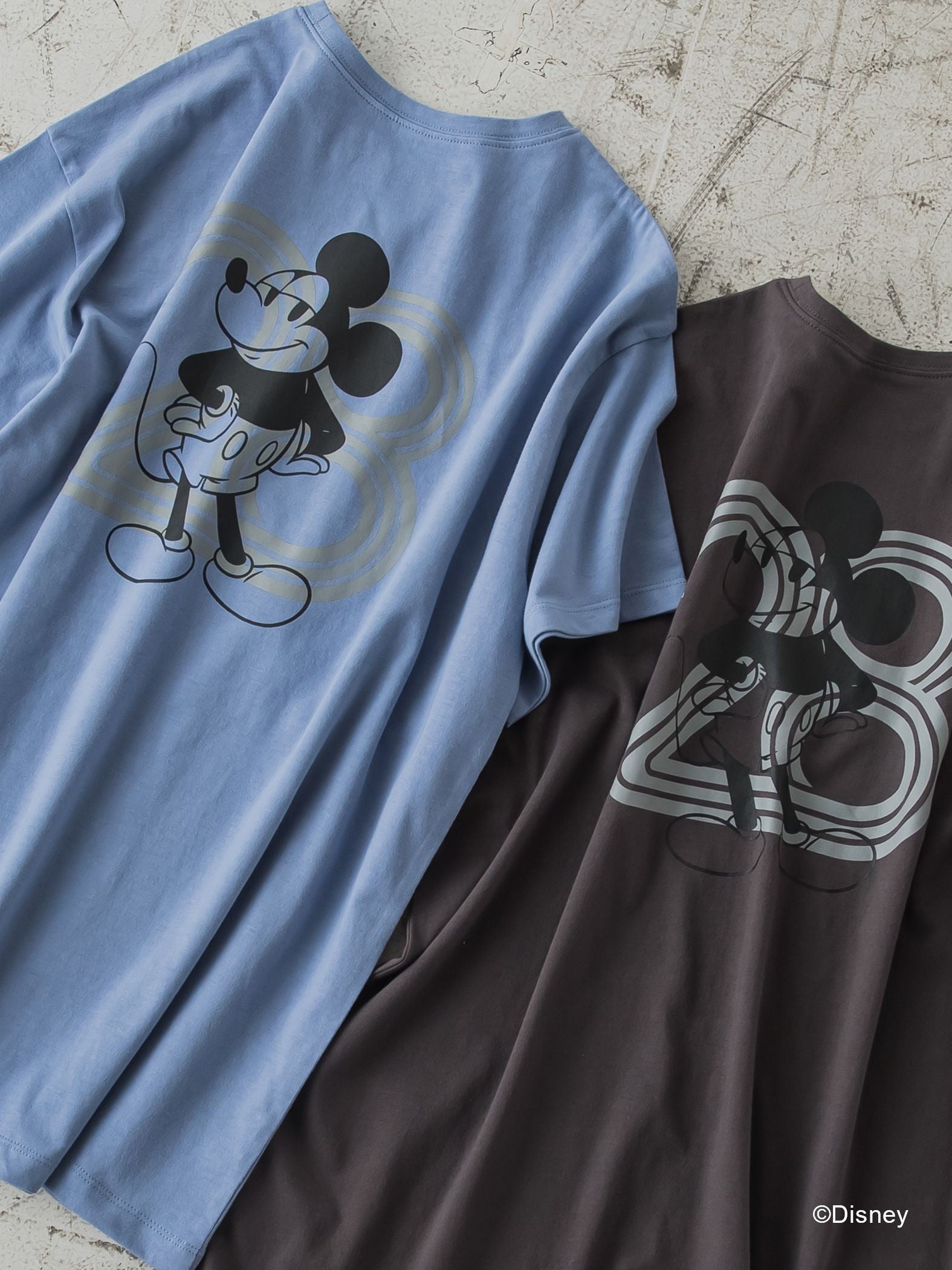 【DISNEY/ディズニー ミッキーマウス】MICKEYオーバーサイズバックプリントTシャツ《洗濯機で洗える》
