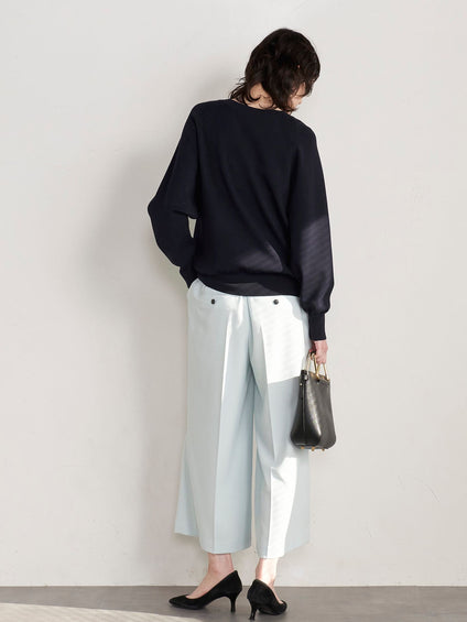 【大きいサイズ】【ECOBLUE】ストレッチパンツ≪洗濯機で洗える≫