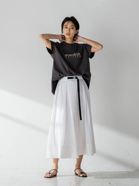 フリンジロゴTシャツ≪洗濯機で洗える≫