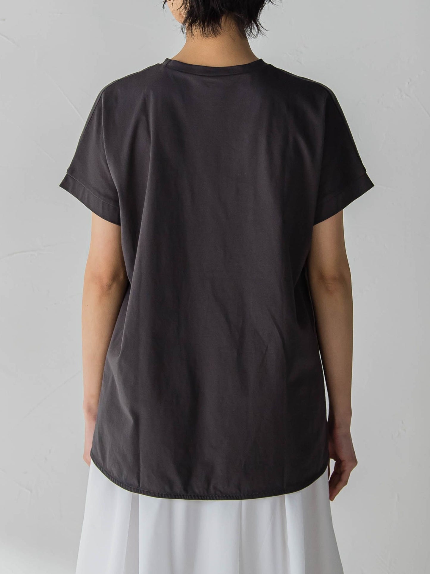 フリンジロゴTシャツ≪洗濯機で洗える≫