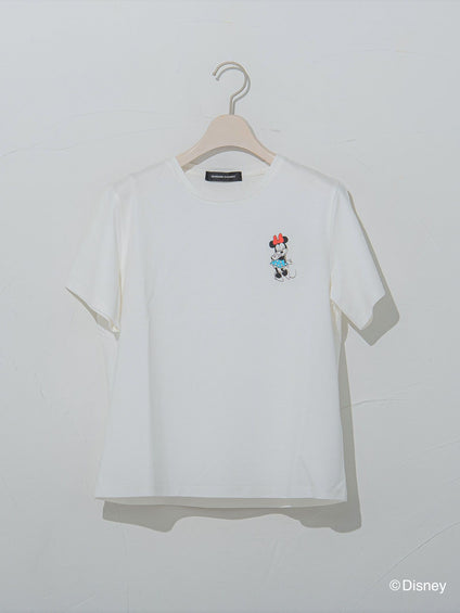 【BIOGRACE】ミニーマウスTシャツ 《VINTAGE CHARACTER ART/洗濯機で洗える》