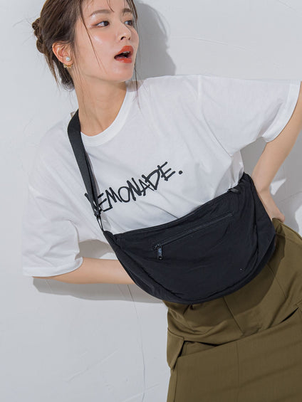 【夏のストリートファッション】レモネードプリントTシャツ《洗濯機で洗える》