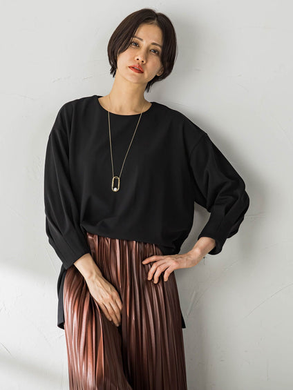 防シワパーフェクトジャージカットソー≪接触冷感/UV/ストレッチ≫
