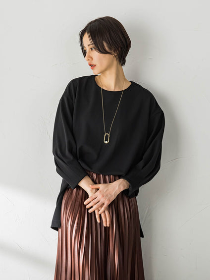 防シワパーフェクトジャージカットソー≪接触冷感/UV/ストレッチ≫