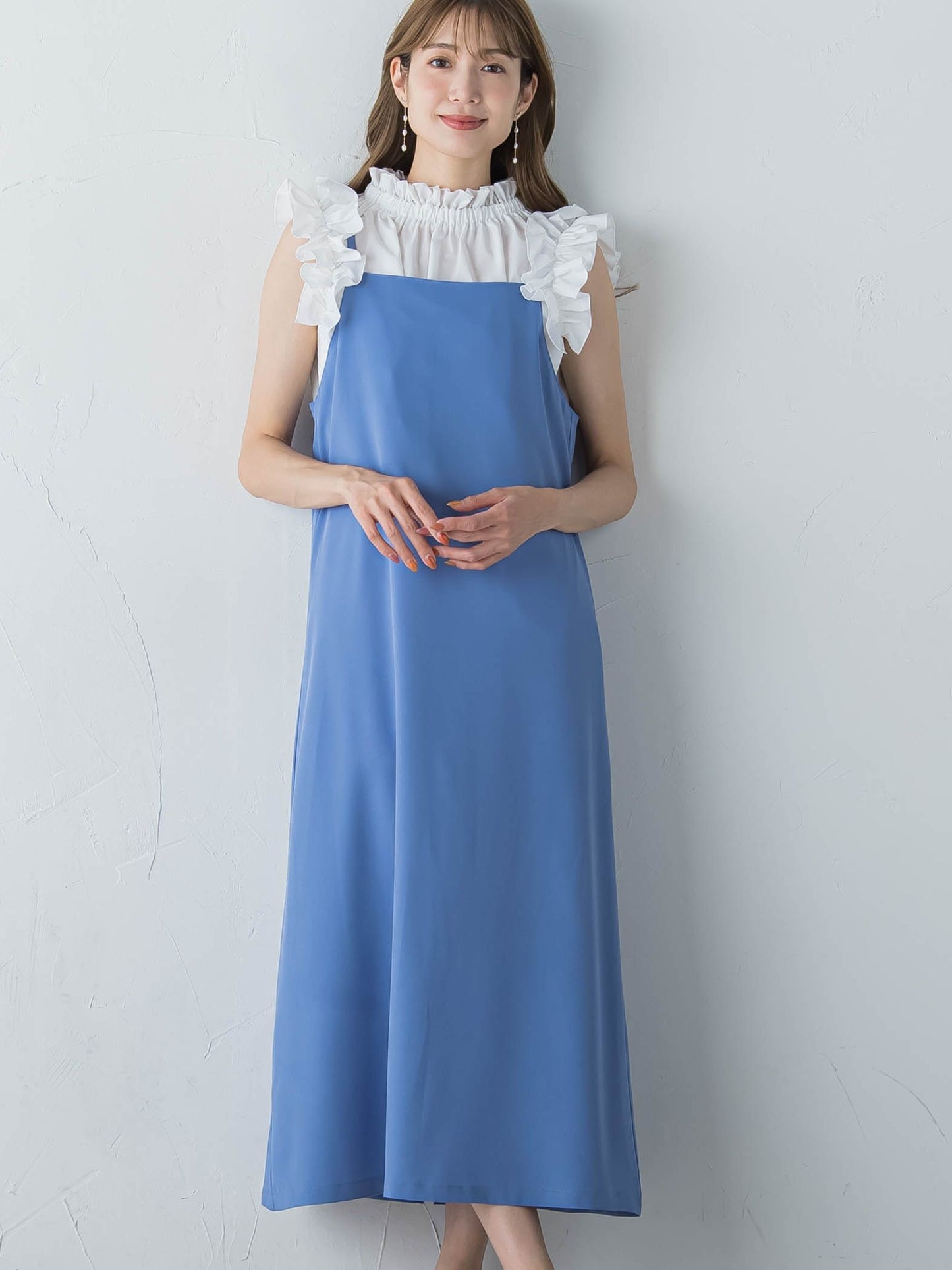 マキシキャミワンピース ≪手洗い可能≫