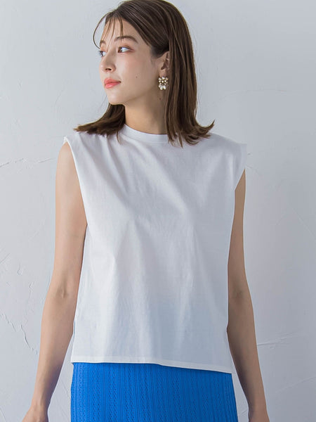 フレンチスリーブカットソー ≪手洗い可能≫