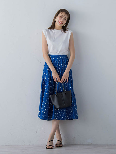 フレンチスリーブカットソー ≪手洗い可能≫