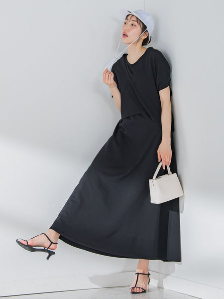 コーデいらずでオシャレが楽ちん】ベストセットアップワンピース《洗濯 ...