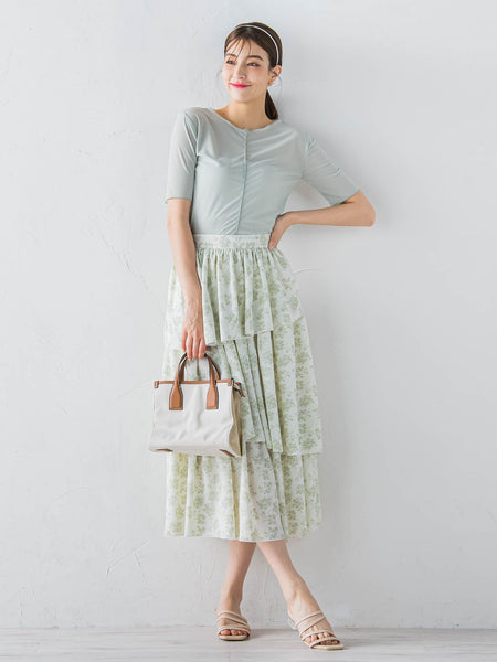 シアーカットトップス≪手洗い可能≫