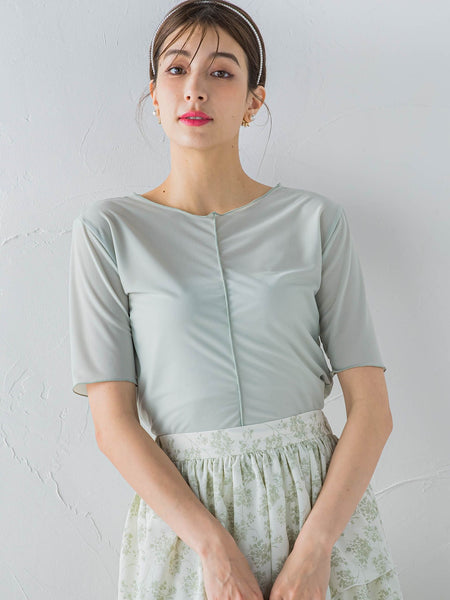 シアーカットトップス≪手洗い可能≫