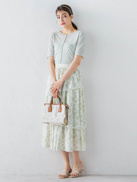 シアーカットトップス≪手洗い可能≫