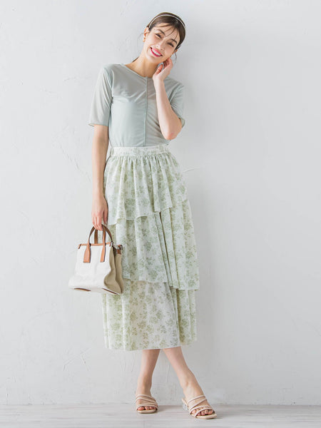 シアーカットトップス≪手洗い可能≫