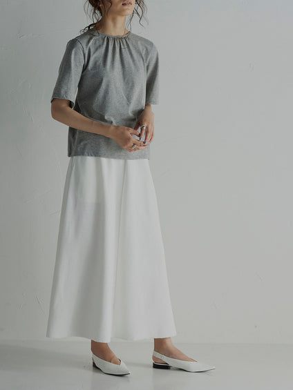 【雑誌掲載】大人の肌見せでアップデート バックシャンＴシャツ