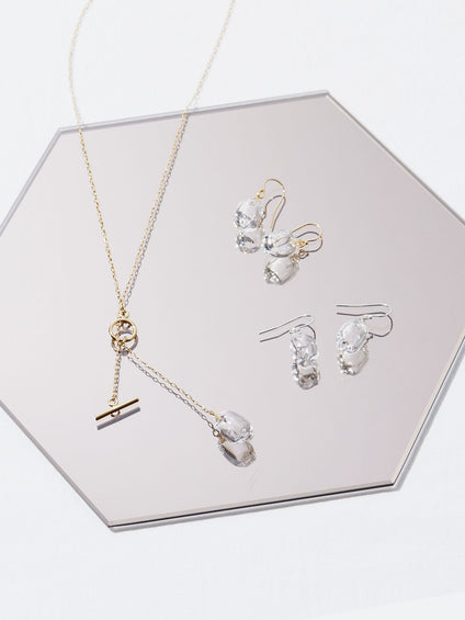 【JLounge限定】《 Sol pierce 》　パフュームガラスピアス