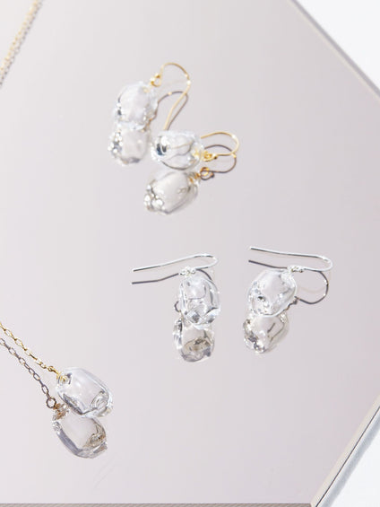 【JLounge限定】《 Sol pierce 》　パフュームガラスピアス