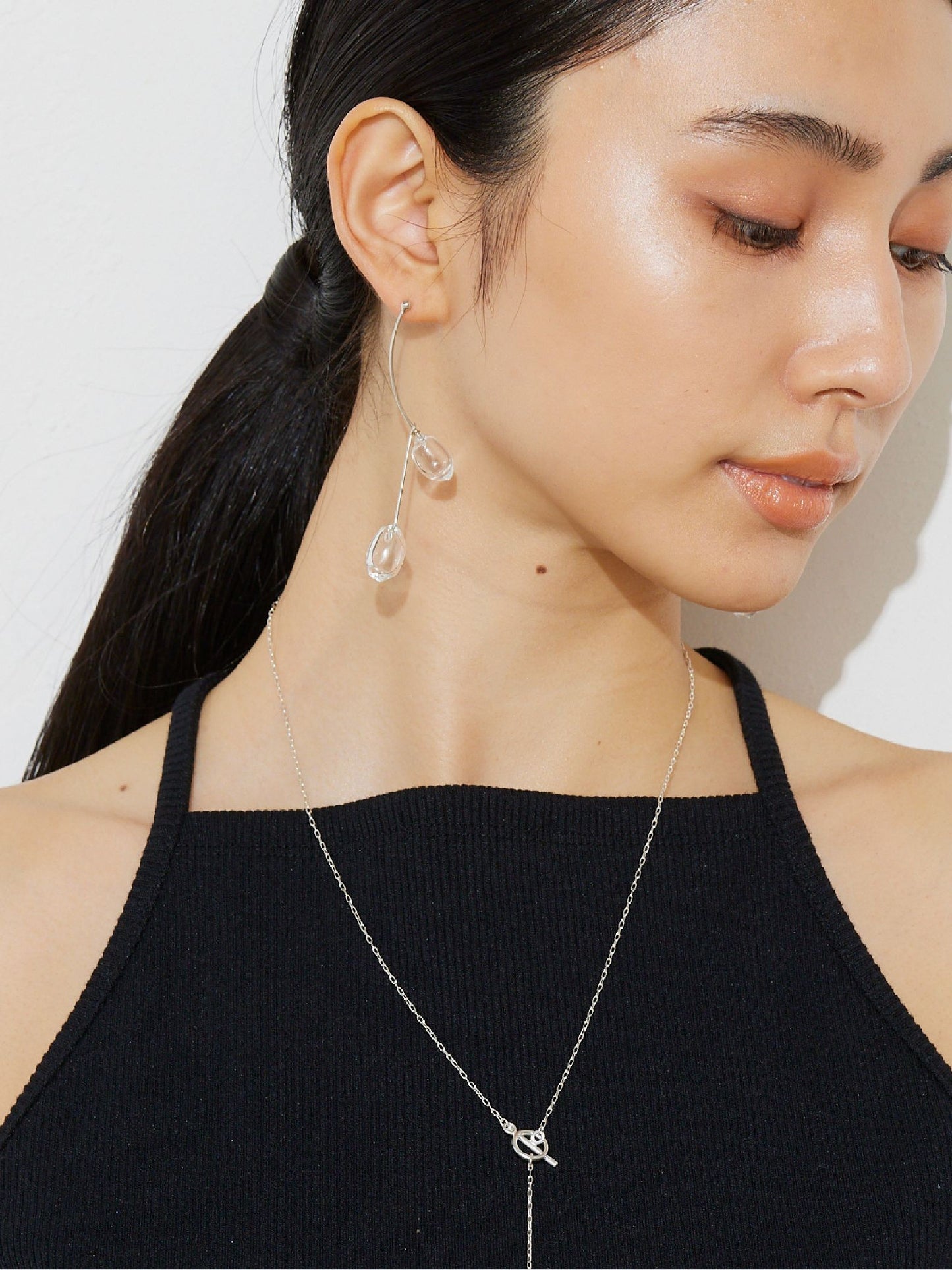 【雑誌掲載 / JLounge限定】《 Damia pierce 》　パフュームガラスピアス