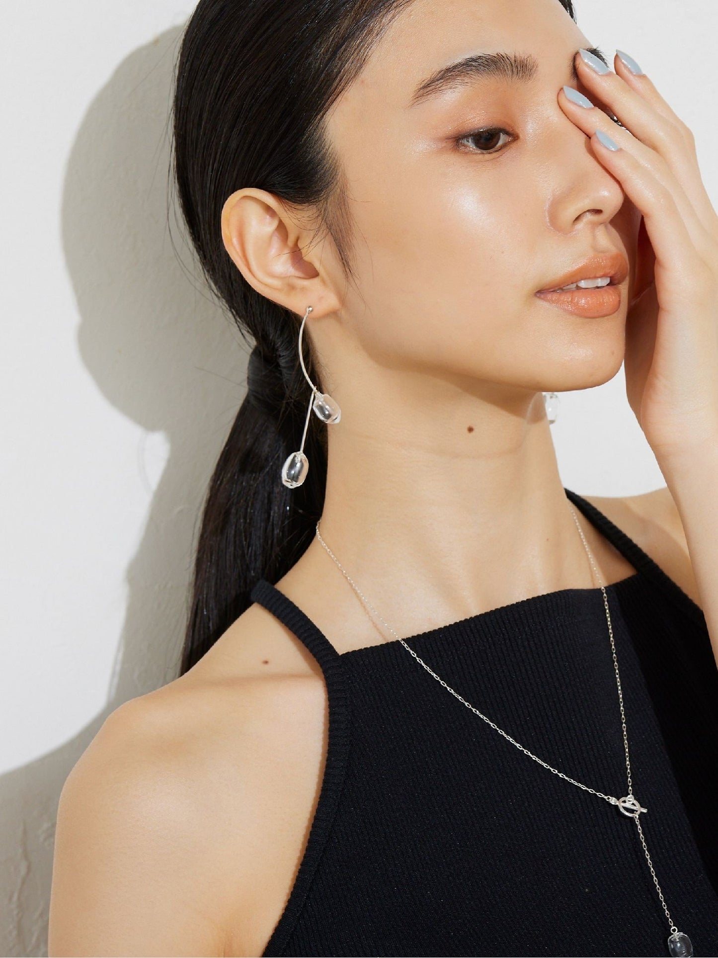 【雑誌掲載 / JLounge限定】《 Damia pierce 》　パフュームガラスピアス