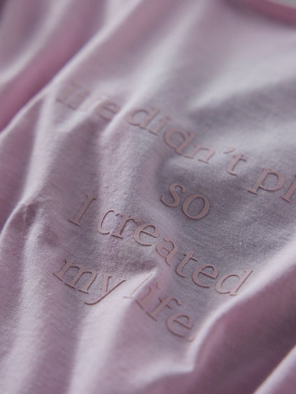 ２つの顔が楽しめる 2WAY厚盛ロゴＴシャツ ≪PREMIUM COTTON≫