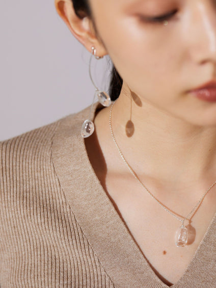 【JLounge限定】《 Damia earring 》　パフュームガラスイヤリング