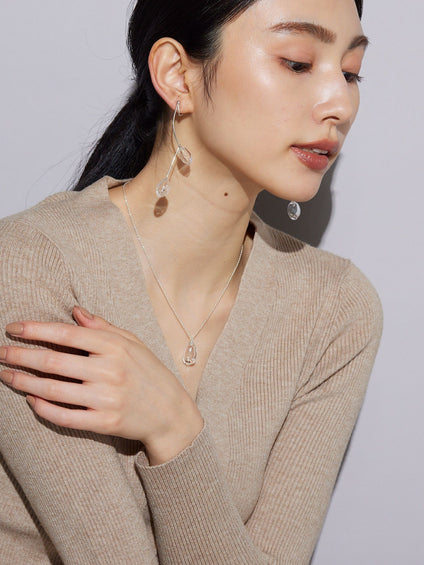 【JLounge限定】《 Damia earring 》　パフュームガラスイヤリング