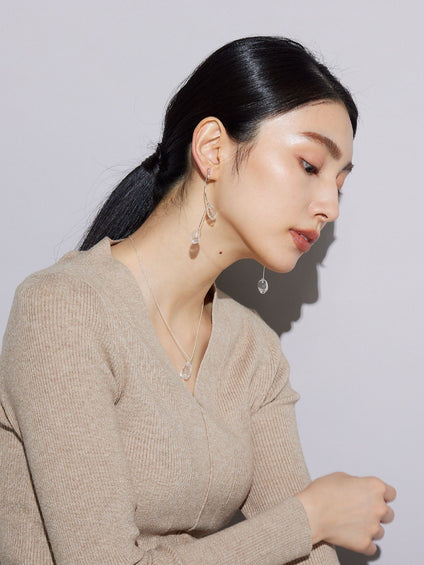 【JLounge限定】《 Damia earring 》　パフュームガラスイヤリング