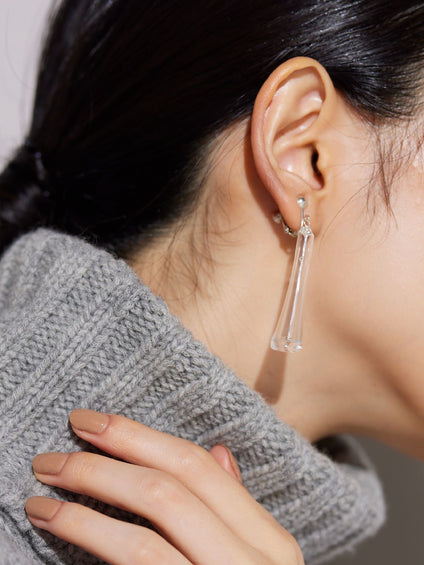【JLounge限定】《 Juno earring 》　パフュームガラスイヤリング