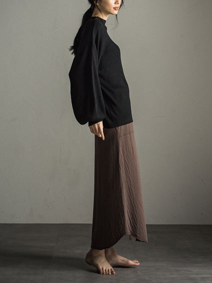 とろけるような至福の肌心地 HEAVENLY COTTON Working skirt ≪手洗い可能/サスティナブル素材使用≫