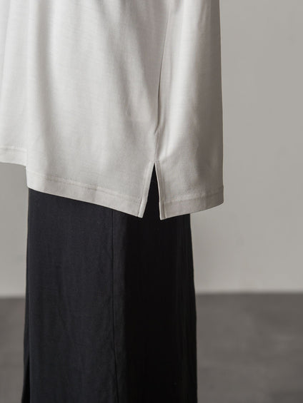 オールシーズン使える　ウォッシャブルウールＴシャツ ≪手洗い可能≫